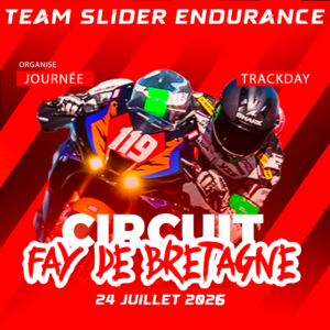 Roulage moto avec Slider Endurance – Circuit de Fay de Bretagne